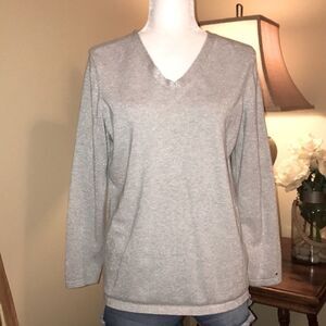 ✌️🏻
Tommy Hilfiger Gray V-neck Sweaters